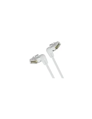 Cable de Red RJ45 UTP Vention IBOWG Cat.6A/ 1.5m/ Cabeza Rotatoria 360º/ Blanco