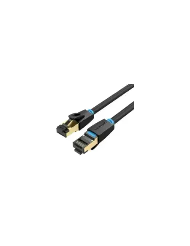 Cable de Red RJ45 SFTP Vention IKABD Cat.8/ 50cm/ Negro