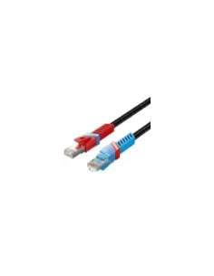 Cable de Red RJ45 SFTP Vention IKJBF Cat.8/ Gaming/ 1m/ Negro