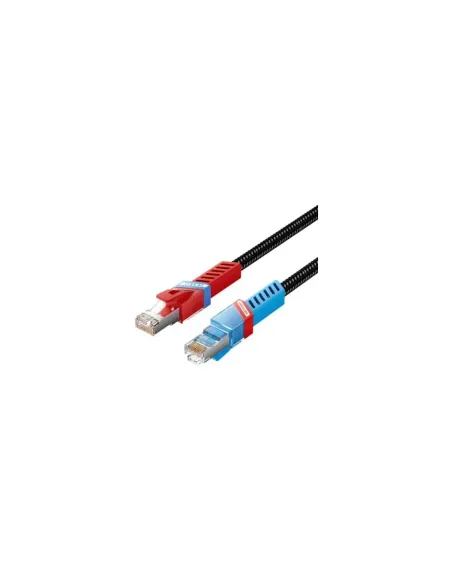 Cable de Red RJ45 SFTP Vention IKJBF Cat.8/ Gaming/ 1m/ Negro