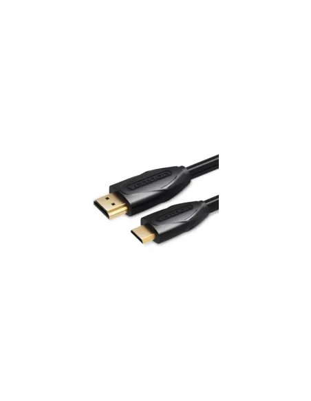 Cable HDMI Vention VAA-D02-B150/ HDMI Macho - Mini HDMI Macho/ 1.5m/ Negro