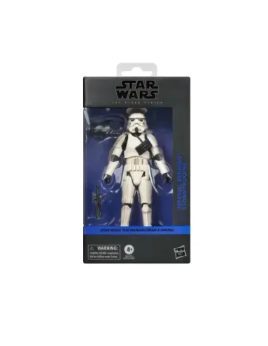 Figura hasbro star wars the black series the mandalorian & grogu imperial remnant stormtrooper