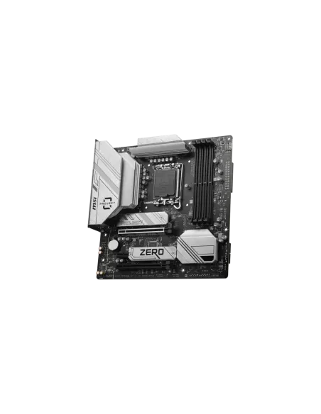 PLACA MSI B760M PROJECT ZERO,BTF,INTEL,1700,B760,4DDR5,256GB,HDMI+DP,4SATA3/6G+2M.2,9USB3.2,2.5GB+WIFI6E+BT5.3,MATX