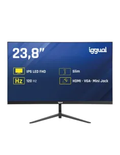 iggual Monitor 24" IPS 1ms FHD 120Hz VGA HDMI Slim
