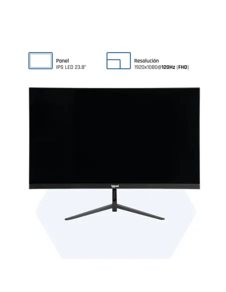 iggual Monitor 24" IPS 1ms FHD 120Hz VGA HDMI Slim