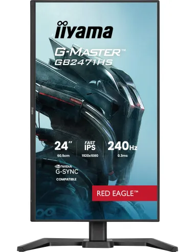 iiyama G-MASTER GB2471HS-B1 pantalla para PC 60,5 cm (23.8") 1920 x 1080 Pixeles Full HD Negro