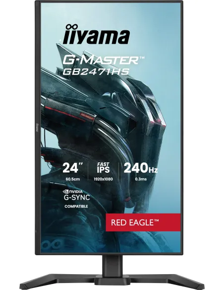 iiyama G-MASTER GB2471HS-B1 pantalla para PC 60,5 cm (23.8") 1920 x 1080 Pixeles Full HD Negro