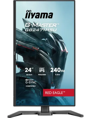 iiyama G-MASTER GB2471HSU-B1 pantalla para PC 60,5 cm (23.8") 1920 x 1080 Pixeles Full HD Negro