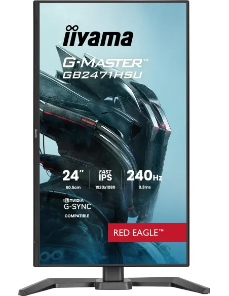 iiyama G-MASTER GB2471HSU-B1 pantalla para PC 60,5 cm (23.8") 1920 x 1080 Pixeles Full HD Negro