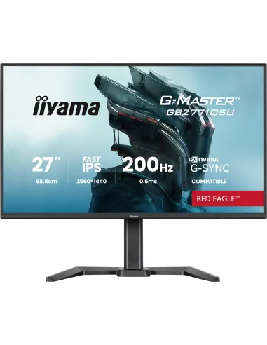 iiyama G-MASTER GB2771QSU-B1 pantalla para PC 68,6 cm (27") 2560 x 1440 Pixeles Wide Quad HD Negro