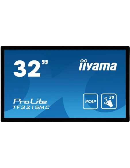 iiyama ProLite TF3215MC-B2 pantalla para PC 80 cm (31.5") 1920 x 1080 Pixeles Full HD LED Pantalla táctil Quiosco Negro