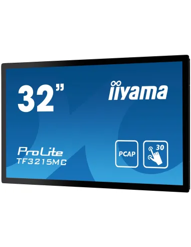 iiyama ProLite TF3215MC-B2 pantalla para PC 80 cm (31.5") 1920 x 1080 Pixeles Full HD LED Pantalla táctil Quiosco Negro