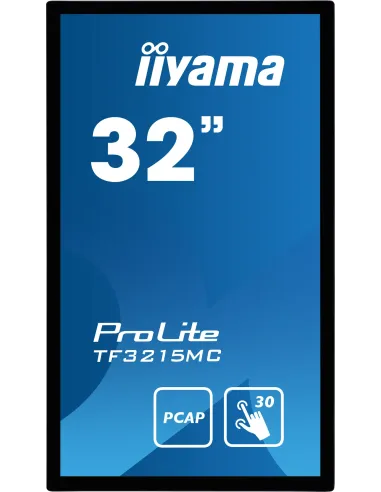 iiyama ProLite TF3215MC-B2 pantalla para PC 80 cm (31.5") 1920 x 1080 Pixeles Full HD LED Pantalla táctil Quiosco Negro