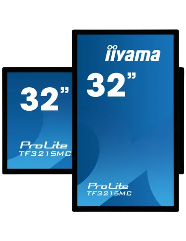 iiyama ProLite TF3215MC-B2 pantalla para PC 80 cm (31.5") 1920 x 1080 Pixeles Full HD LED Pantalla táctil Quiosco Negro