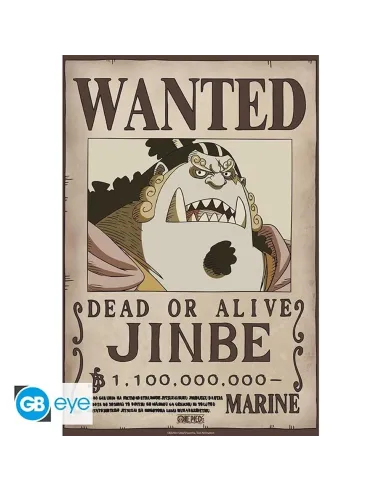 Poster gb eye chibi one piece wanted jinbe wano