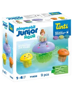 Playmobil junior tinti: familia de medusas de colores