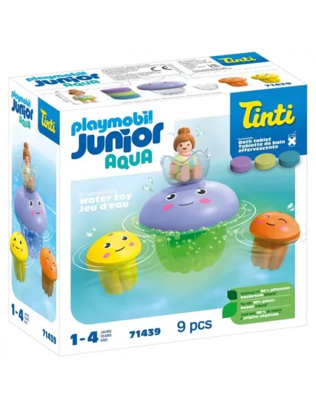 Playmobil junior tinti: familia de medusas de colores