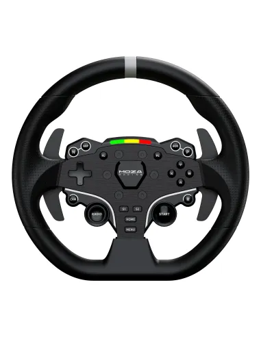 Moza Racing RS074 mando y volante Negro Bluetooth USB Volante + Pedales Digital PC
