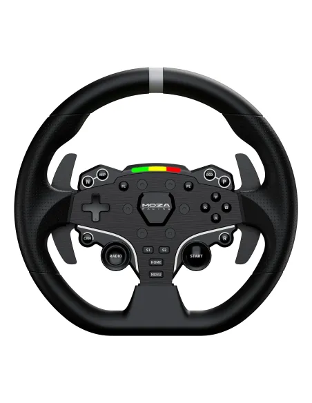 Moza Racing RS074 mando y volante Negro Bluetooth USB Volante + Pedales Digital PC