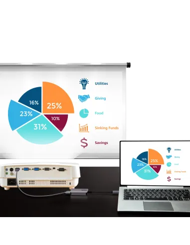 ATEN Adaptador de USB-C a 4K HDMI