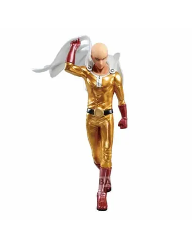 Figura banpresto one punch man dxf premium saitama metalic color 20cm