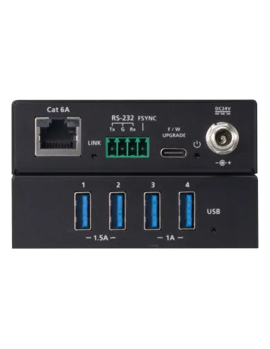 ATEN UCE33100 Transmisor y receptor de red Negro
