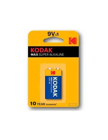 Blister pilas kodak alcalina max 6lr61 9v