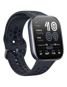 Amazfit Bip 6 Black 5 cm (1.97") AMOLED Digital 390 x 450 Pixeles Pantalla táctil Negro GPS (satélite) 2