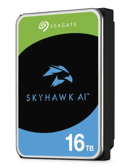 Seagate SkyHawk AI disco duro interno 16 TB 7200 RPM 512 MB 3.5" Serial ATA III