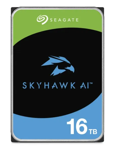 Seagate SkyHawk AI disco duro interno 16 TB 7200 RPM 512 MB 3.5" Serial ATA III