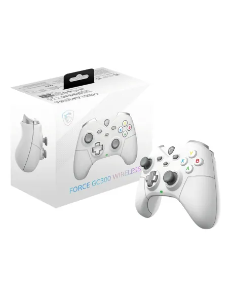 MSI FORCE GC300 WIRELESS WHITE Blanco USB 2.0 Gamepad Analógico PC