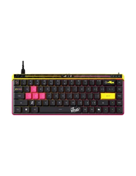 Teclado gaming asus rog falchion ace hfx zywoo edition rgb ingles