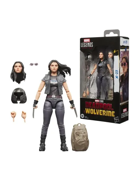 Figura hasbro marvel legends series deadpool & wolverine -  x - 23