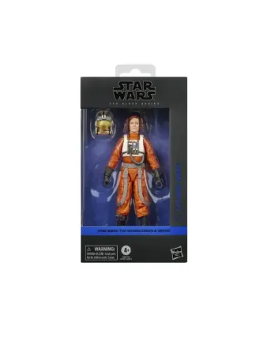 Figura hasbro star wars the black series the mandalorian & grogu colonel ward