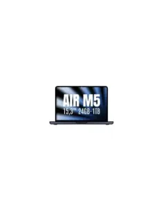 Apple Macbook Air 15,3"/ M5 10-Core CPU/ 24GB/ 1TB SSD/ 10-Core GPU/ Medianoche
