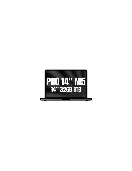 Apple Macbook Pro 14"/ M5 10-Core CPU/ 32GB/ 1TB SSD/ 10-Core GPU/ Negro Espacial
