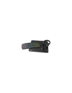 Pack Gaming Krom Kenta/ Teclado RGB + Ratón + Alfombrilla + Auriculares