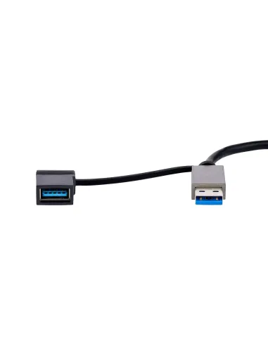 StarTech.com Adaptador de USB a HDMI Doble, USB A C a 2 Pantallas HDMI (1x 4K30Hz, 1x 1080p), Dongle Integrado USB-A a C, Cable
