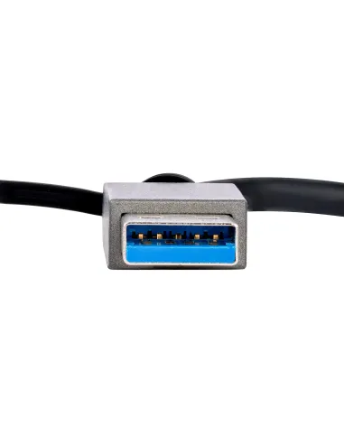 StarTech.com Adaptador de USB a HDMI Doble, USB A C a 2 Pantallas HDMI (1x 4K30Hz, 1x 1080p), Dongle Integrado USB-A a C, Cable