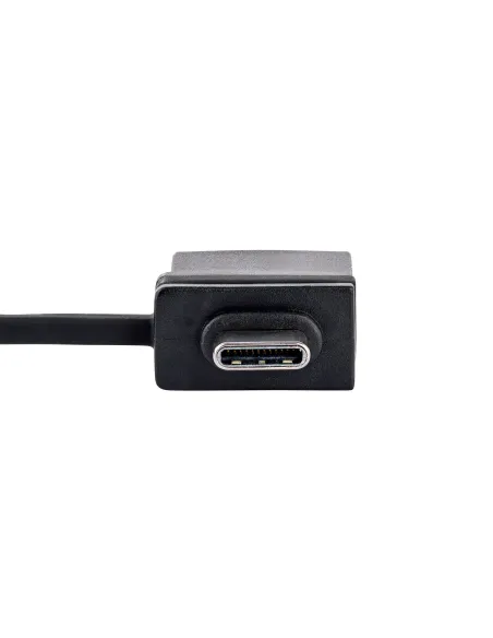 StarTech.com Adaptador de USB a HDMI Doble, USB A C a 2 Pantallas HDMI (1x 4K30Hz, 1x 1080p), Dongle Integrado USB-A a C, Cable
