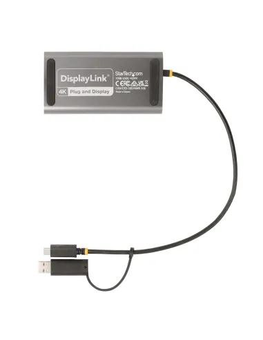 StarTech.com Adaptador USB-C a HDMI Doble - USB Tipo C a 2 Monitores HDMI - 4K 60Hz - Entrega de Alimentación PD de 100W con