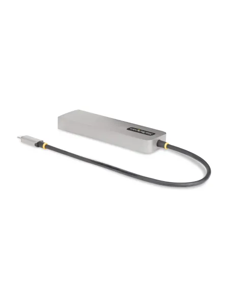 StarTech.com Hub USB-C de 3 Puertos con Red Ethernet de 2,5Gbps y Entrega de Alimentación PD de 100W de Paso - USB 3.2 10Gbps -