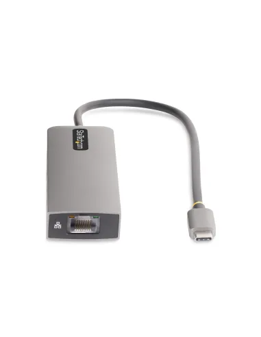 StarTech.com Hub USB-C de 3 Puertos con Red Ethernet de 2,5Gbps y Entrega de Alimentación PD de 100W de Paso - USB 3.2 10Gbps -