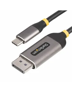 StarTech.com Cable Adaptador de Vídeo USB-C a DisplayPort de 3m -8K 60Hz - 4K 144Hz - HDR10 - Conversor de Vídeo USB Tipo C a