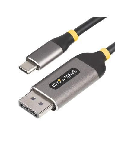 StarTech.com Cable Adaptador de Vídeo USB-C a DisplayPort de 3m -8K 60Hz - 4K 144Hz - HDR10 - Conversor de Vídeo USB Tipo C a
