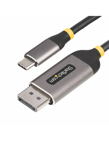 StarTech.com Cable Adaptador de Vídeo USB-C a DisplayPort de 3m -8K 60Hz - 4K 144Hz - HDR10 - Conversor de Vídeo USB Tipo C a