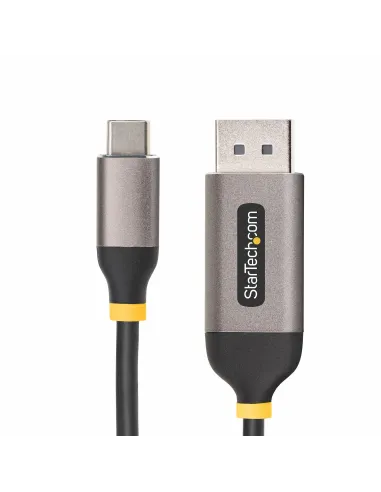 StarTech.com Cable Adaptador de Vídeo USB-C a DisplayPort de 3m -8K 60Hz - 4K 144Hz - HDR10 - Conversor de Vídeo USB Tipo C a