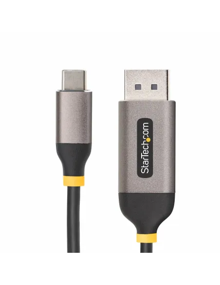 StarTech.com Cable Adaptador de Vídeo USB-C a DisplayPort de 3m -8K 60Hz - 4K 144Hz - HDR10 - Conversor de Vídeo USB Tipo C a