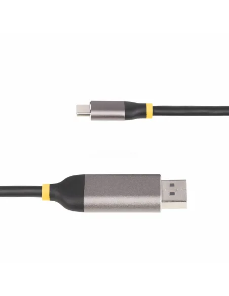 StarTech.com Cable Adaptador de Vídeo USB-C a DisplayPort de 3m -8K 60Hz - 4K 144Hz - HDR10 - Conversor de Vídeo USB Tipo C a