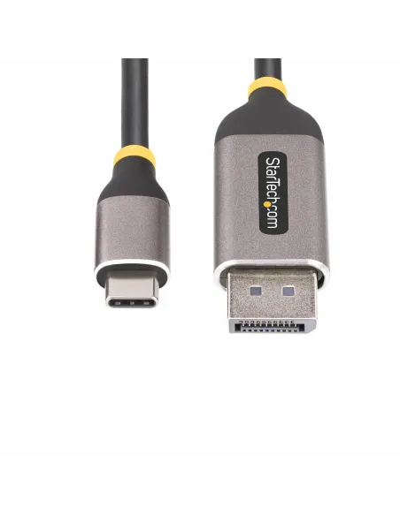 StarTech.com Cable Adaptador de Vídeo USB-C a DisplayPort de 3m -8K 60Hz - 4K 144Hz - HDR10 - Conversor de Vídeo USB Tipo C a